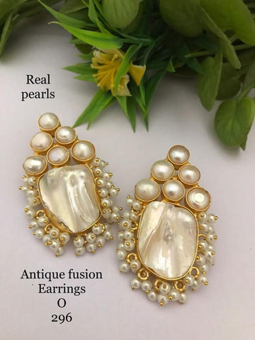 Real Pearl Earrings