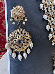 Gold Plated Rani Har With Real Pearls 