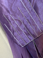 Light purple silk dress