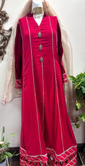 Chiffon red dress